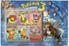 Liberia 2001 - Pokémon 3 le film, sort de l'inconnu - feuille de 6 timbres - neuf neuf neuf dans son emballage extérieur