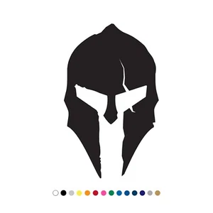 Spartan Helmet Decal Vinyl Car Truck Laptop Wall Spartan Helmet Sticker v1 - Picture 1 of 5