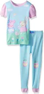 Peppa Pig Toddler Girls 2-Piece Snug Fit Pajama Pant Set Size 2T - Picture 1 of 1