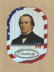 2023 Pieces Of The Past Historical ANDREW JOHNSON #342 OVALOCITY #'d /50 - Picture 1 of 2