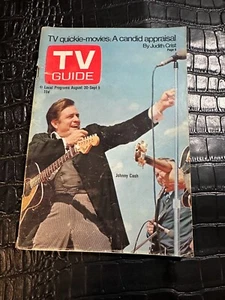 AUGUST 30 1969 - TV GUIDE MAGAZINE - JOHNNY CASH - Foto 1 di 1