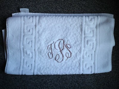 Blazers Terry Porter Monograma Yves Delorme Paris Toalla de Mano Personal Estate Foto 1 de 4
