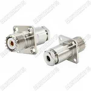 1x Conector de abrazadera de panel Jack hembra UHF SO239 para cable RG58 RG400 LMR195 RG142 - Imagen 1 de 4