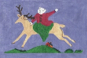 Needlepoint HandPainted Cooper Oaks Beverly Giddy Up 6x9 - Picture 1 of 1