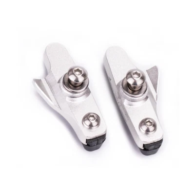 Pastillas de bloque de freno de aleación de aluminio de cuero para bicicleta de carretera ZTTO resistentes al desgaste Foto 1 de 4