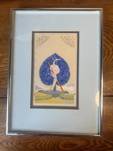 Pintura al agua firmada por Mario Laboccetta amor divino arte original árbol de la vida - Imagen 1 de 16