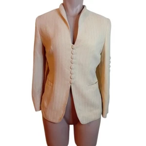 NWOT Vintage Gai Mattiolo Buttoned Blazer Business Suit Formal Retro 12 READ - Picture 1 of 16