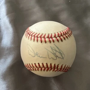 Devon White Signed American League Baseball With Hologram COA Blue Jays Angels - Picture 1 of 9
