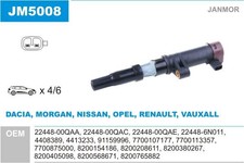 Janmor Jm5008 ignition coil for Dacia Morgan Nissan Opel Renault Logan + MCV 85->