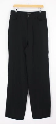 BALENCIAGA GARDE-ROBE UNISEX WIDE LEG TROUSERS BLACK BUTTON UP RRP £975 AD — 第 1/4 张图片