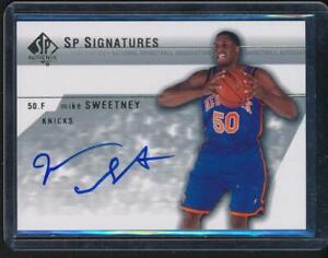 2004-05 Upper Deck SP Authentic Signature Auto (NY)  Mike Sweetney