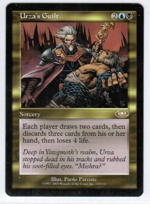 MAGIC the GATHERING---"Urza's Guilt"---PLANESHIFT (MTG-8-8) - Image 1 of 1