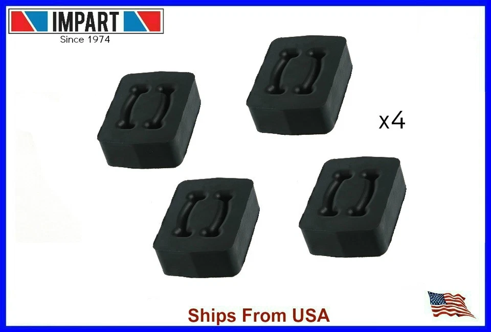 Porsche 924 928 944 968 Exhaust Muffler Hanger Set of (4) 928 111 259 02 - Image 1 of 1