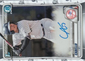 2020 Bowman Chrome Baseball "Prospect Autograph" Insert and Parallel Cards - Bild 1 von 33