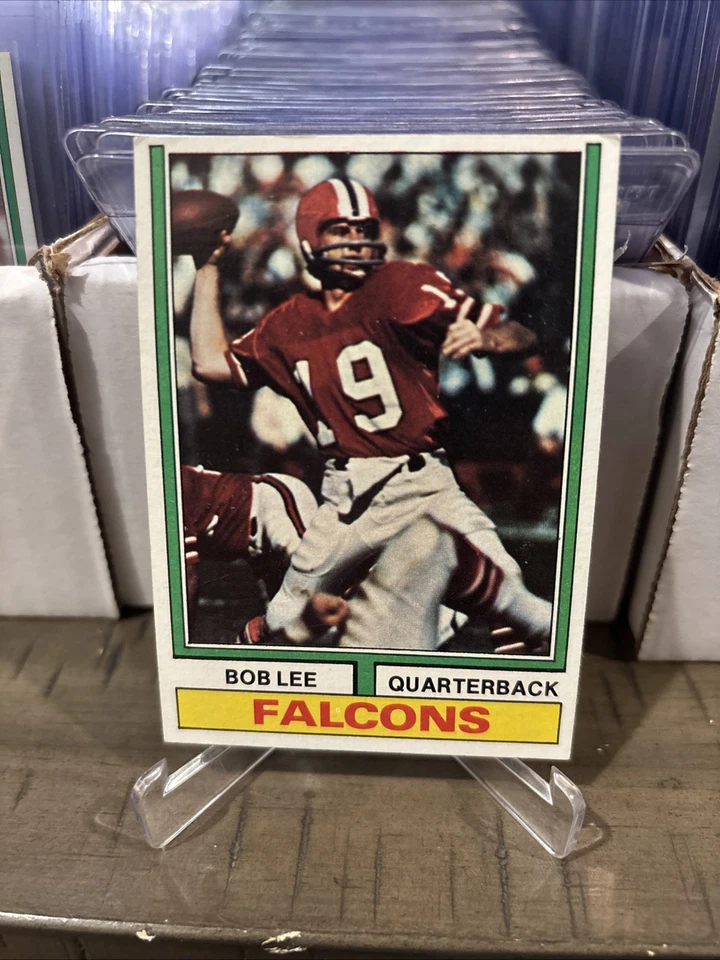 1974 Topps Bob Lee Football Card Atlanta Falcons #265 EX Free Shipping - Image 1 of 4