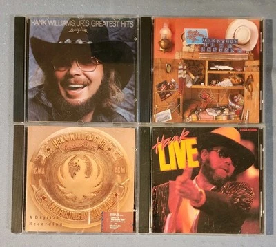 Hank Williams, Jr.'s Greatest Hits, Vol. 1 2 3 & Hank Live - 4 CDs [48 Tracks] - Image 1 of 4