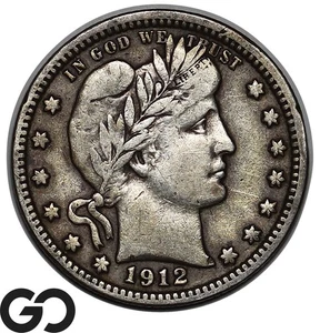 1912 Barber Quarter - Picture 1 of 2