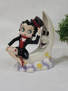Vtg Moonstruck Betty Boop Salt & Pepper Shakers Limited Edition No Box EXCELLENT - Picture 1 of 13