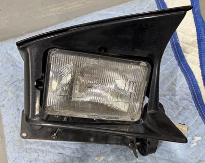 93-97 Firebird Trans Am Faro Pasajero Cubo Negro Conjunto Motor Abatible Foto 1 de 4