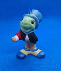Vtg Walt Disney Pinocchio Jiminy Cricket 2" Porcelain Ornament Figurine Japan - Picture 1 of 6