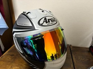 Casco Cara Completa Arai RX-7X L 59-60cm con Protector Espejo Japón Alta Calidad Bueno - Imagen 1 de 7