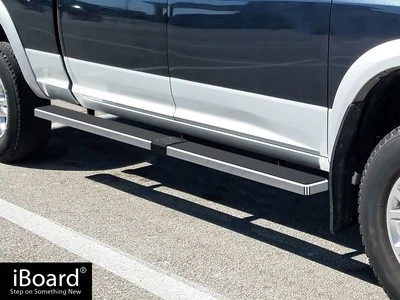 Barra Nerf escalón lateral rueda a rueda APS apta para Ram 09-18 doble cabina platón de 6,5 ft Foto 1 de 4