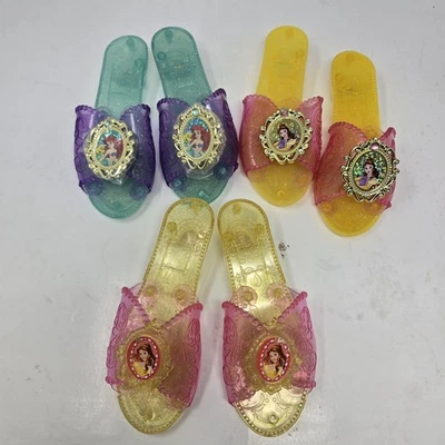Disney Princess Belle Ariel Plastic Shoes Pretend Play Dress Up Costume - Image 1 of 4