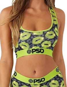 PSD Women's Cheetah Kiss Sports Bra BLK-M - Picture 1 of 4