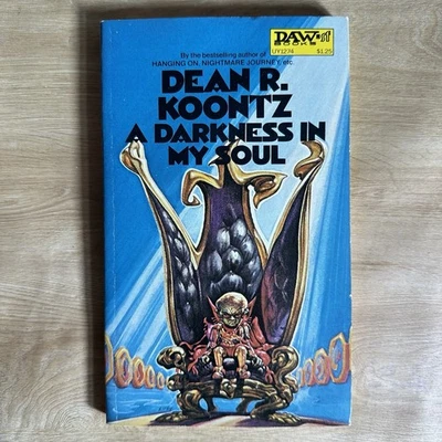 A Darkness in My Soul Dean R. Koontz DAW Books Vintage Paperback Book Sci-Fi Foto 1 de 4