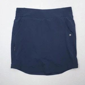 Coolibar Skort Womens Large Navy Pisa Travel UPF 50+ Sun Protection Pockets - Picture 1 of 13