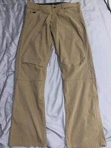 Kuhl Pants Mens 36x34 Brown Radikl Hiking Outdoor Classic Fit Lightweight - Picture 1 of 9