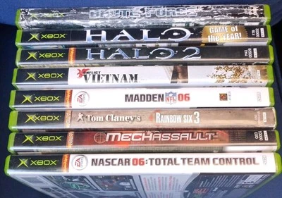Lot of 8 Original Xbox Games  Very Good under Halo Halo2 - Image 1 of 2