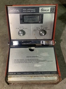 Vintage Snap On Digital High Impedance Volt Ohm Meter MT 470 Multimeter Meter - Picture 1 of 8