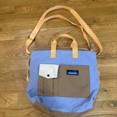 Bolso Bandolera Kavu Lil Robin Lona Bloques de Color Viaje Exterior Naturaleza Deportivo Foto 1 de 4