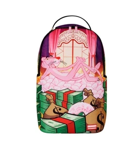 Sprayground ZAINO PANTERA ROSA FORTEZZA DEI SOLDI-TUDE - Foto 1 di 12
