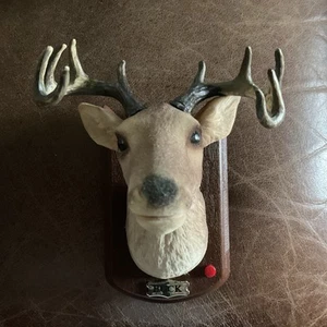 Vintage Gemmy Buck The Animated Trophy Wall Mount Singing/Talking Deer Rare - Picture 1 of 9