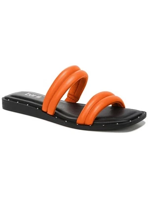 Sandalias BAR III para mujer con correa naranja Narrah punta cuadrada cuña sin cordones 6,5 M Foto 1 de 4