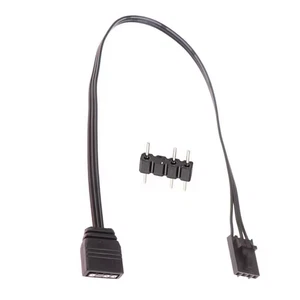 Corsair 4 Pin RGB to Standard ARGB 5V 3 Pin Connector Cable 25cm - Picture 1 of 5