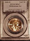 2000-d Sacagewea Dollar MS67 Millennium Set