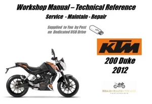 KTM 200 Duke 200 Duke Service Reparatur Werkstatthandbuch USB 2012 - Bild 1 von 11
