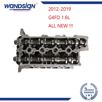 Engine Cylinder Head Assembly For 12-19 Hyundai Accent Kona Soul Selto 1.6L G4FD - Image 1 of 4