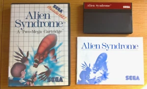 Alien Syndrome SEGA Master System cartuccia completa in scatola con manuale PAL *Testato* - Foto 1 di 1
