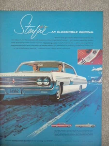 VINTAGE 1962 OLDSMOBILE STARFIRE AD-NOT A REPRODUCTION - Picture 1 of 4