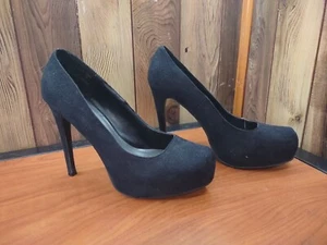 Kardashian Kollection Black Stiletto Heels Women's 10m - Picture 1 of 7