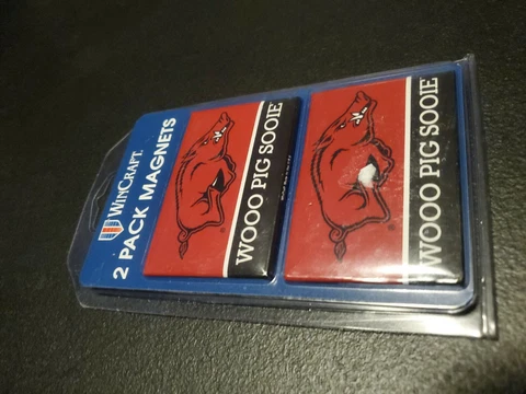 NCAA Arkansas Razorbacks [SEC] 2" × 3" Magnets [2 Magnets in Pack] New WINCRAFT Cover