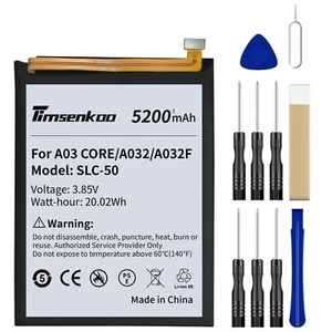 For Samsung Galaxy A03 Core SM-A032F/DS Replacement Battery SLC-50 5200mAh - Picture 1 of 6