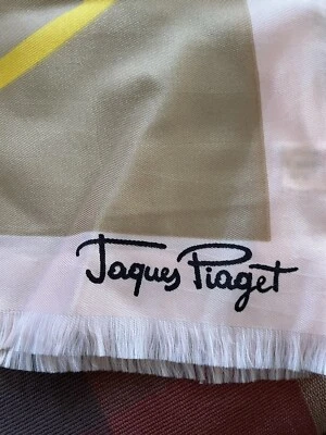BUFANDA VINTAGE de diseñador italiano-Jaques Piaget-1960 Foto 1 de 4