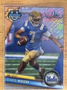 DANTE MOORE 2023 Bowman University Chrome Shimmer Refractor SP #133 UCLA