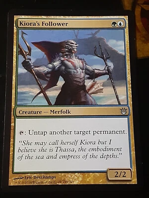 Kiora's Follower , Born of the Gods , Light play , MTG, FREE SHIPPING - Image 1 of 2