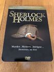 Sherlock Holmes 5-płytowy zestaw DVD, książka i kolekcjonerzy Tin Jack Tożsamość rozpruwacza